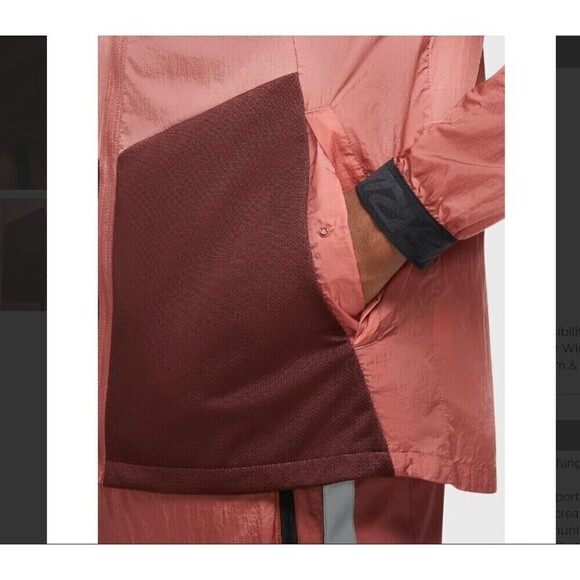 Mens Nike Windrunner Windbreaker Running Tech Jacket Black CU5738-652 Large L - Picture 4 of 16